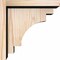 Ekena Millwork Mediterranean Smooth Corbel w/Backplate, Douglas Fir, 7 1/2"W x 10"D x 10"H COR08X10X10MED01SDF - alternate 3